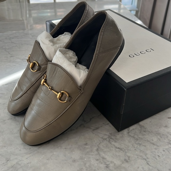 Authentic GUCCI Leather Brixton Loafers Size 38 - Picture 4 of 11